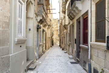 Street on the island of Malta