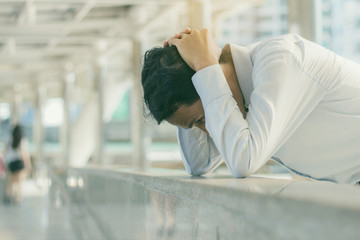 Businessman of strain.