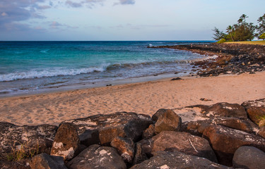 Beautiful empty beach