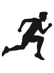 Fototapeta na wymiar sport rennen sprinten schnell ausdauer training joggen laufen mann walken wettrennen fitness cool