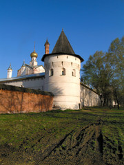 Fototapeta na wymiar Kremlin Tower. Rostov Velikiy, Russia
