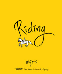 스포츠 포스터 / 손으로 그린 스포츠 그림