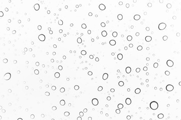 Fototapeta premium Krople deszczu na tle szkła