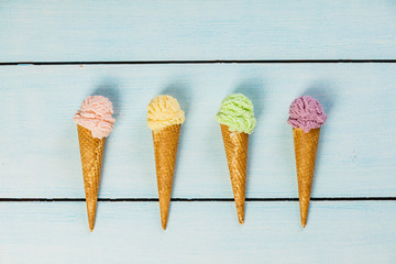 Variety of ice cream