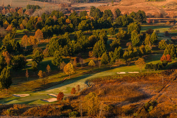 Golf Course Autumn Fall Colors