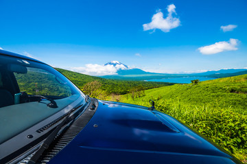 富士山と山中湖