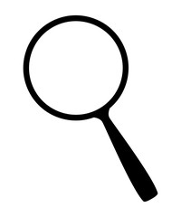 Magnifying glass icon.
