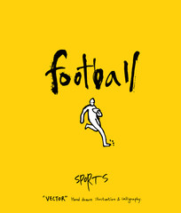 스포츠 포스터 / 손으로 그린 스포츠 그림