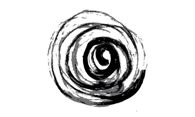 Squiggles Wavy Paint Brush Lines Vector with Ink Pen
