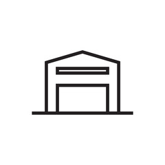 Warehouse icon Vector illustration, EPS10.