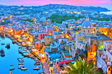 Fototapeta premium Architecture of Procida Island, Campania, Italy