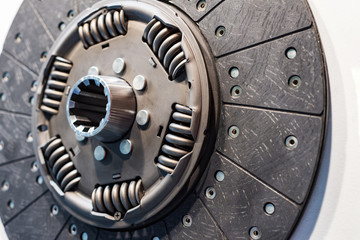 Clutch disc for a car engine.