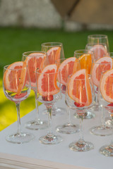 sweets cake desserts at the wedding buffet
