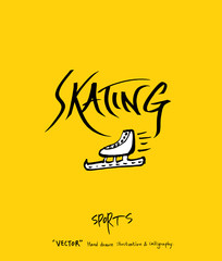 스포츠 포스터 / 손으로 그린 스포츠 그림