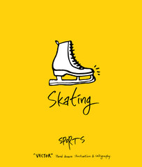 스포츠 포스터 / 손으로 그린 스포츠 그림