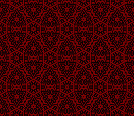 creative geometric ornament. seamless vector illustration. design for fashion, interior, textile