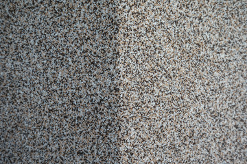Closeup shot of gray plaster