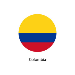 Vector Colombia flag, Colombia flag illustration
