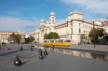 Behind the Parliament Building in Budapest