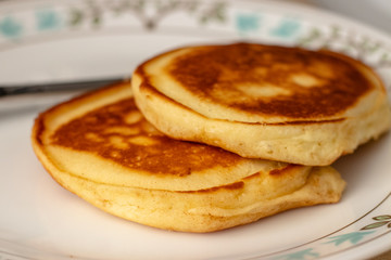 Fluffy Pancakes on a Plate 2