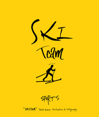 스포츠 포스터 / 손으로 그린 스포츠 그림