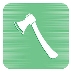 The ax icon. Axe symbol
