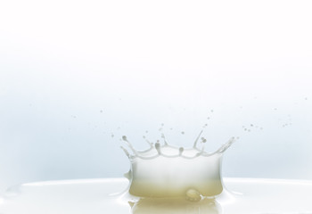 Frozen drops of water