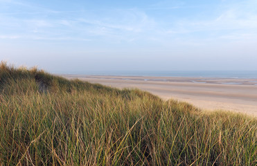 Fort Mahon sand dunes in Picardy coast