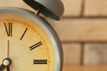 Alarm clock, closeup. Time management concept