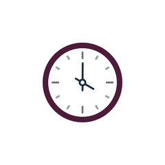 Clock Logo Icon Design