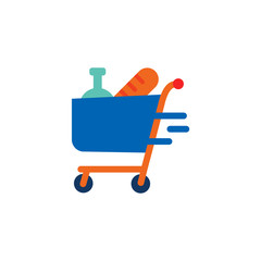 Shop Delivery Logo Icon Design