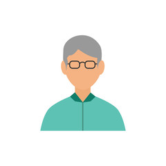 Old Man Logo Icon Design