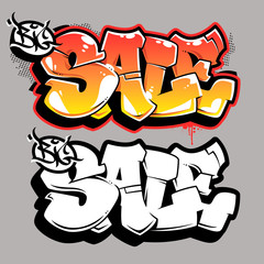 Big Sale Graffiti Vector Lettering