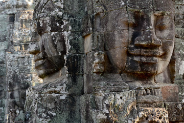CAMBODIA SIEM REAP ANGKOR THOM BAYON TEMPLE