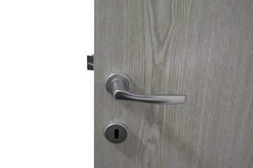 Door handle architecture interior home isolated on white