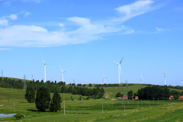 Fototapeta premium Wind power tower