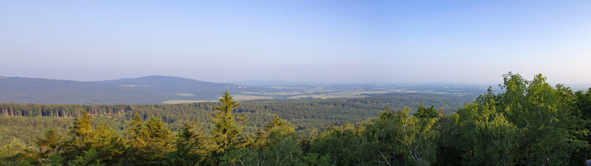 Panoramatic view from vantage point Mandelstein, Austria