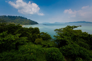 Pangkor island landscape in Malaysia