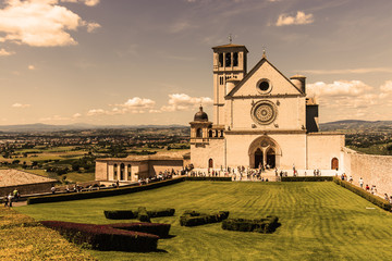 Naklejka premium Assisi church Italy