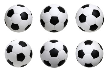 Obraz premium soccer ball on white