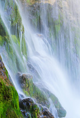 Fototapeta na wymiar waterfall in spring season