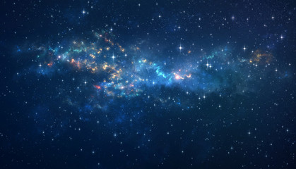 Fototapeta premium Tło galaktyki kosmicznej