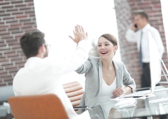 business partners starting a new project