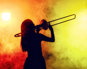 Jazz band performs at the club