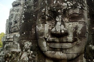 CAMBODIA SIEM REAP ANGKOR THOM BAYON TEMPLE