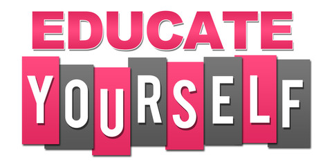 Educate Yourself Professional Pink Grey 