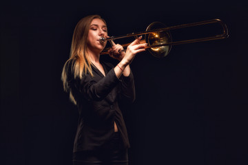 Jazz band performs at the club