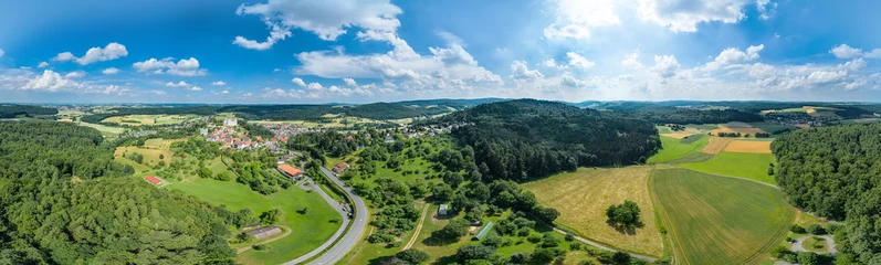 Fototapeten Luftbildpanorama Odenwald © Mathias Weil