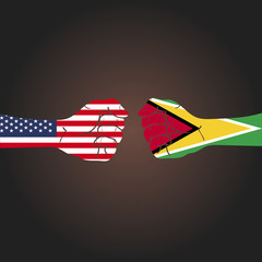 Conflict between countries: USA vs Guyana