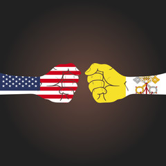 Conflict between countries: USA vs Vatican